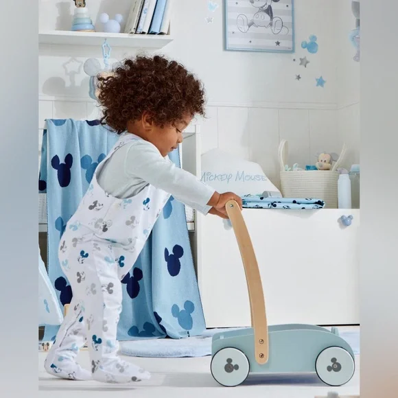 Disney's Mickey Mouse Wooden Trolley Toy - Picture 2 of 4